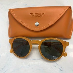 Sun Buddies Zindine Sunglasses in Milky Orange NWT